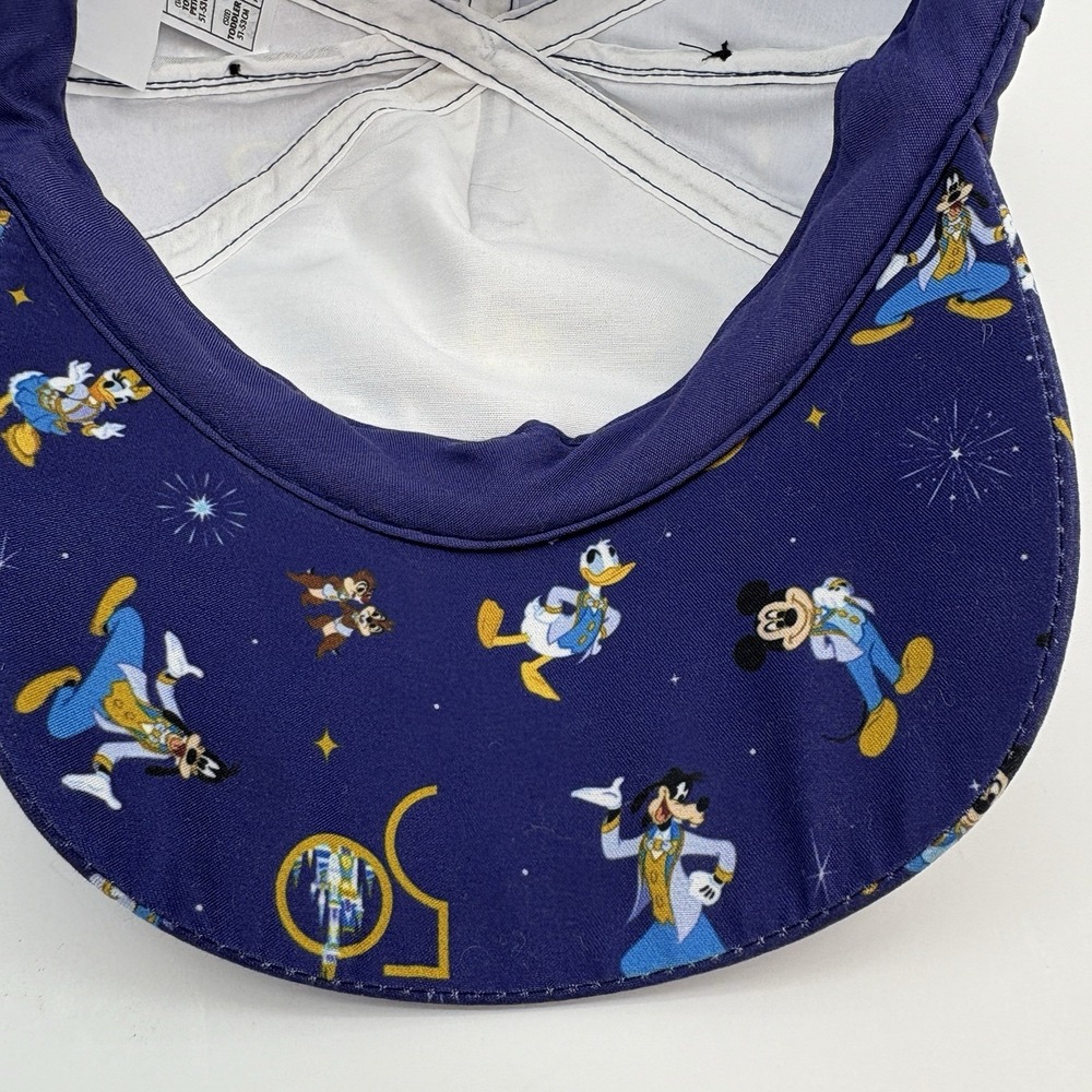 Walt Disney World 50th Anniversary Mickey Mouse Baseball Hat Ears Toddler - Picture 8 of 12